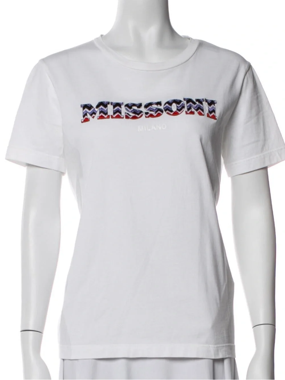 Missoni Graphic Print Crew Neck T-Shirt Size: M